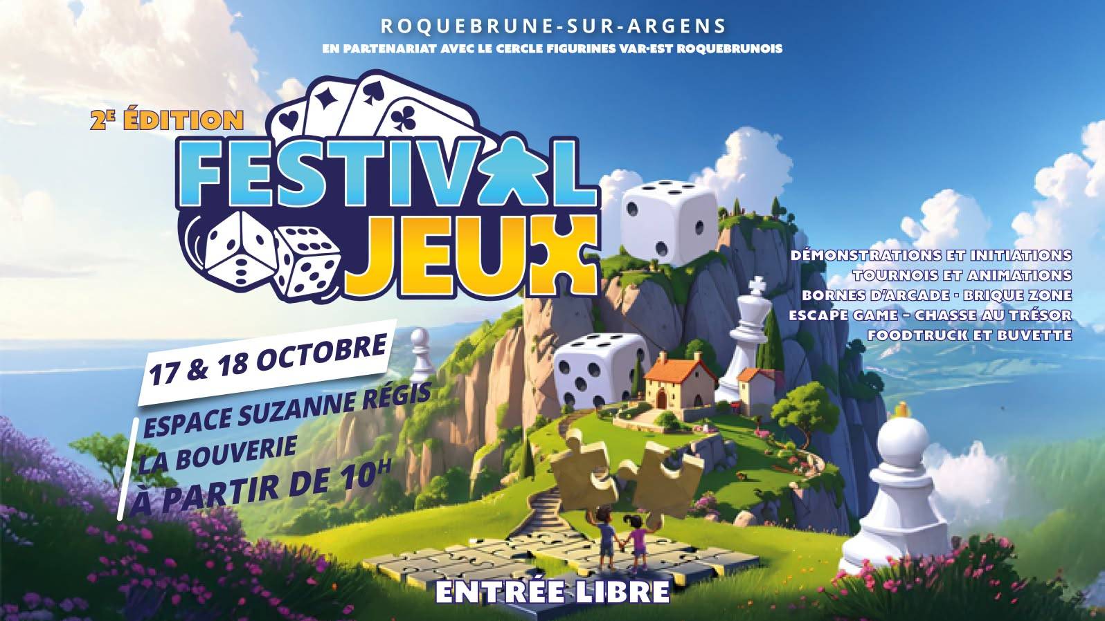 2e &eacute;dition Festival des Jeux Roquebrune sur Argens