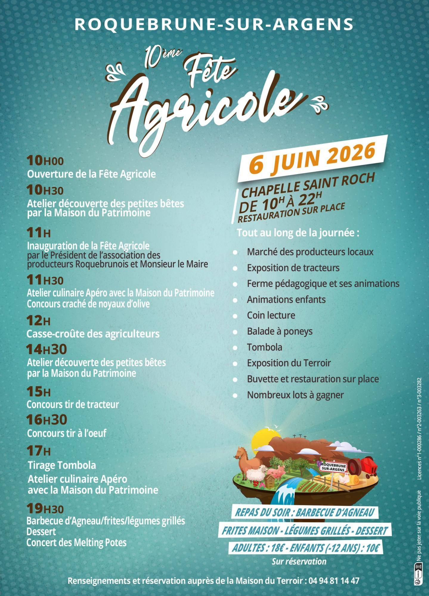 Fete Agricole 10e &eacute;dition programme
